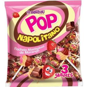 PIRULITO POP NAPOLITANO 3 SABORES 500GR