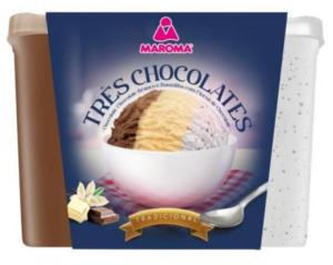 SORVETE MAROMA TRÊS CHOCOLATES 1,5 L