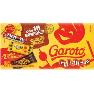 CAIXA DE BOMBOM GAROTO 250Gr