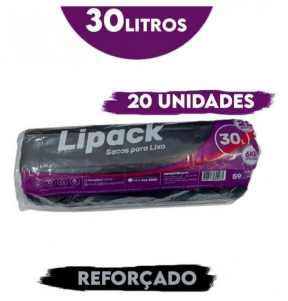 	SACO DE LIXO LIPACK 30L C/ 20UN.