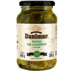 PEPINO EM CONSERVA DANIMAR 300GR