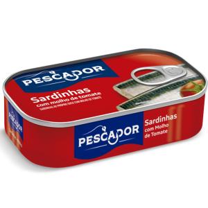 SARDINHA MOLHO DE TOMATE PESCADOR 125GR