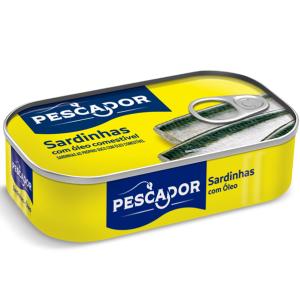 SARDINHA EM ÓLEO COMESTIVEL PESCADOR 125GR