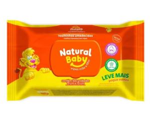 LENÇO UMEDECIDO NATURAL BABY C/100UN.