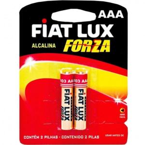 PILHA FIAT LUX PALITO ALCALINA AAA C/2UN.