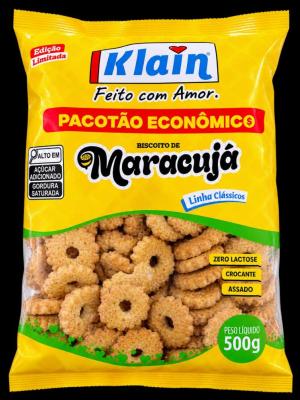 BISCOITO DE MARACUJA KLAIN 500GR