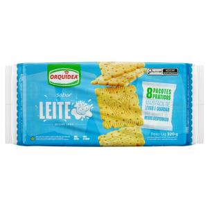 BISCOITO DE LEITE ORQUIDEA  C/8UN 320GR