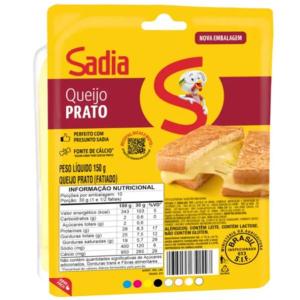 QUEIJO PRATO SADIA FATIADO 150GR