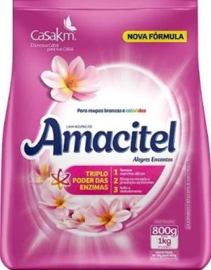 SABAO EM PO AMACITEL ALEGRES ENCANTOS SACHE 800GR
