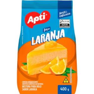 MISTURA DE BOLO APTI LARANJA 400GR 