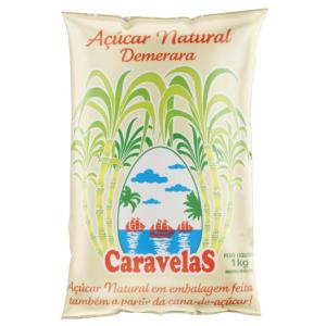 AÇUCAR  CARAVELAS DEMERARA 1KG