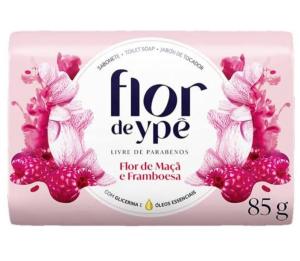 SABONETE FLOR DE YPE FLOR DE MAÇA E FRAMBOESA 85GR