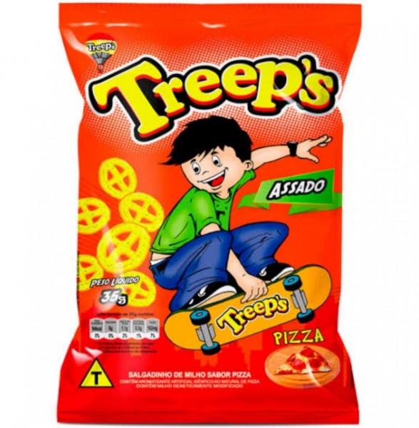 SALGADINHO TREEPS SABOR PIZZA 35GR