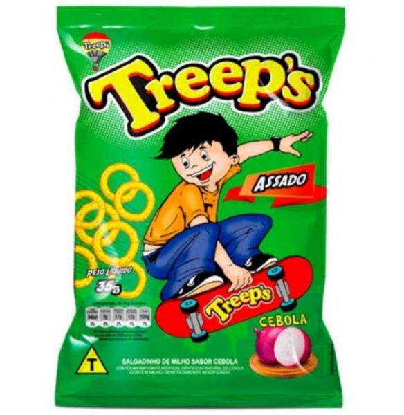 SALGADINHO TREEPS SABOR CEBOLA 35GR