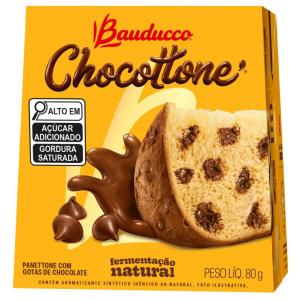 Chocottone bauducco 80G COM GOTAS DE CHOCOLATE 