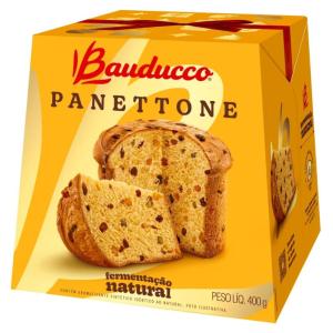 Panetone Bauducco 400g frutas cristalizadas 