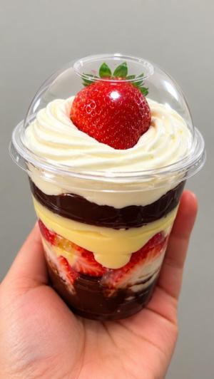 COPO DA FELICIDADE BRIGADEIRO+ NINHO COM MORANGO