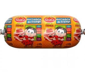 MORTADELA DE FRANGO TURMA DA MÔNICA  SEARA 400G