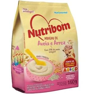 MINGAU AVEIA E ARROZ NUTRIBOM 180GR