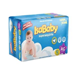 FRALDA SUPER SEQUINHA ISABABY XG C/7UN