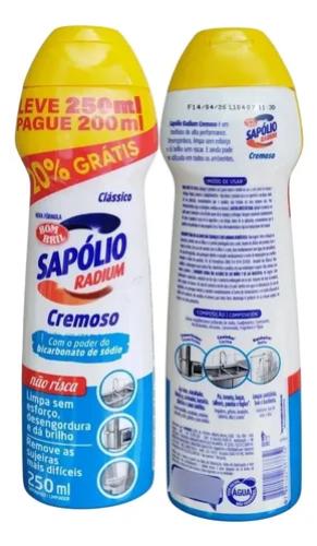 SAPOLIO CREMOSO BOM BRIL COM BICARBONATO 250ML