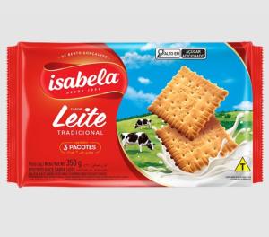 BISCOITO ISABELA SABOR  DE LEITE( VAQUINHA) 350GR