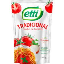 MOLHO DE TOMATE TRADICIONAL ETTI 300GR