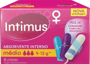 ABSORVENTE OB INTIMUS MEDIO 8UN