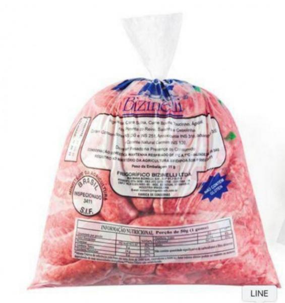 LINGUIÇA SUINA CONGELADA BIZINELLI 1KG