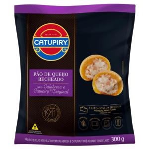 Pao de queijo 300g recheado calabresa e catupiry 