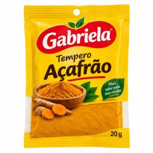 TEMPERO AÇAFRÃO GABRIELA 20GR