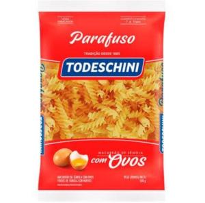 MACARRAO TODESCHINI PARAFUSO 500GR