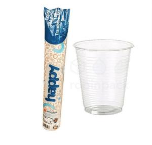 COPOS TRANSPARENTE HAPPY 180ML C/100UN