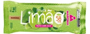 PICOLE DE FRUTA LIMÃO MAROMA 55GR