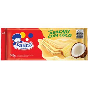 WAFER PANCO ABACAXI COM COCO 112GR 
