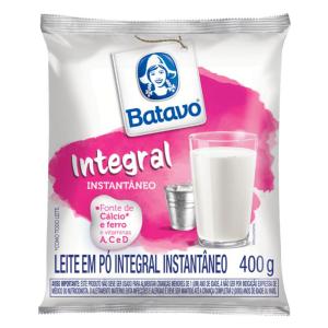 LEITE EM PO INTEGRAL INSTANTANEO BATAVO 400GR
