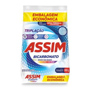 SABÃO EM PO COM BICARBONATO ASSIM 800GR
