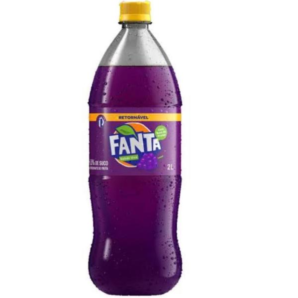 REFRIGERANTE FANTA UVA EMBALAGEM RETORNÁVEL 2L