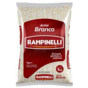 ARROZ BRANCO RAMPINELLI 1KG