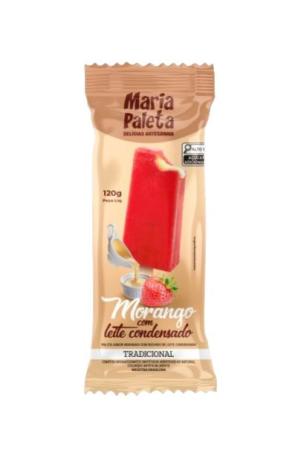 Picolé MARIA PALETA MORANGO LEITE CONDENSADO TRADICIONAL (...)