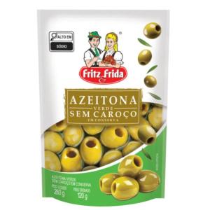 AZEITONA VERDE SEM CAROÇO FRITZ E FRIDA 120GR