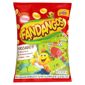 SALGADINHO FANDANGOS SABOR PRESUNTO 105GR