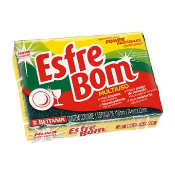 ESPONJA ESFREBOM MULTIUSO DUPLA FACE