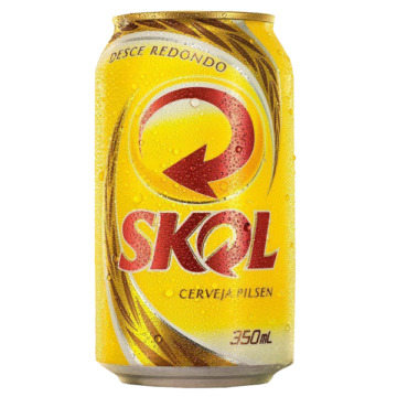 CERVEJA SKOL PILSEN LATA 350ML