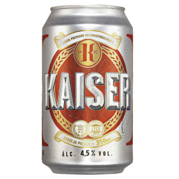 CERVEJA KAISER PILSEN 350ML