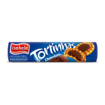 BISCOITO ISABELA TORTINHAS CHOCOLATE 140G
