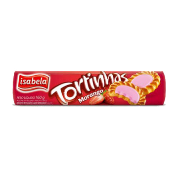 BISCOITO ISABELA TORTINHAS MORANGO 140G