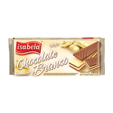 WAFER ISABELA SABOR CHOCOLATE BRANCO 100G